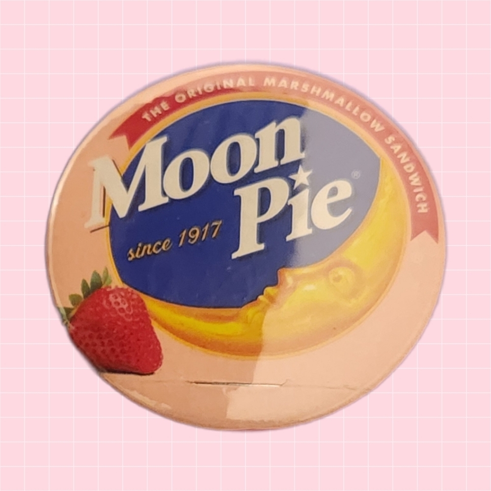 Strawberry Moon Pie 2" Pin